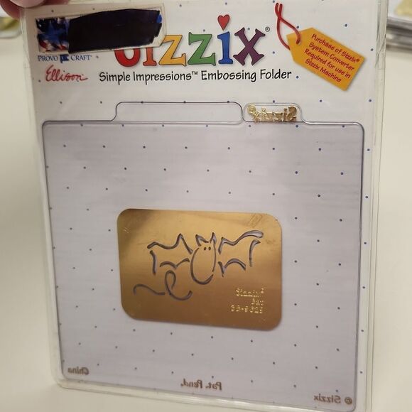 Sizzix Embossing Folder Bat 38-9629 - Picture 1 of 3